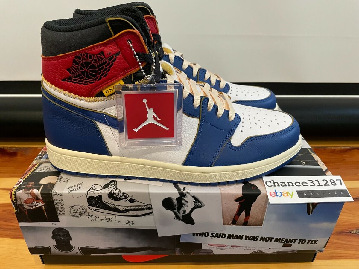 Nike Air Jordan 1 Retro High OG NRG x Union Storm Blue sz Nike Air Jordan 1 Retro High OG NRG x Union Storm Blue sz
