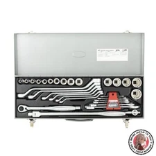 NEW TONE Combination Tool Set K20 Drive 12.7mm1/2" Silver Contents: 33 items