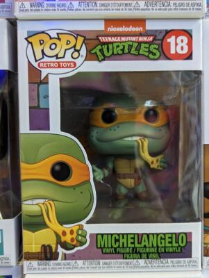 【未開封】 FUNKO POP TMNT タートルバン ミケランジェロ アメトイ Amazon.com: Funko POP Television TMNT Michelangelo Vinyl