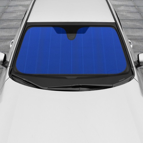 Parasol automático plegable azul metálico carXS Jumbo pantalla reversible - Imagen 9 de 9