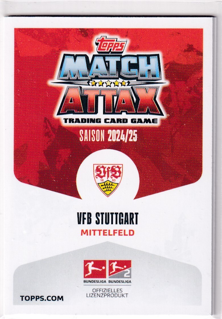 Topps Match Attax Bundesliga 24/25 Heritage Karte Nr. 341 Atakan