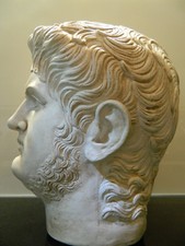 Kaiser Nero Kopf  - 1. Jhr. n. Chr.  -  (ehemals aus der  Guttmann-Sammlung
