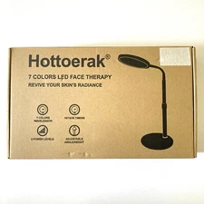 LED Red Light Therapy Lamp Hottoerak w/7 Color Options 5 Levels & Timer NEW!