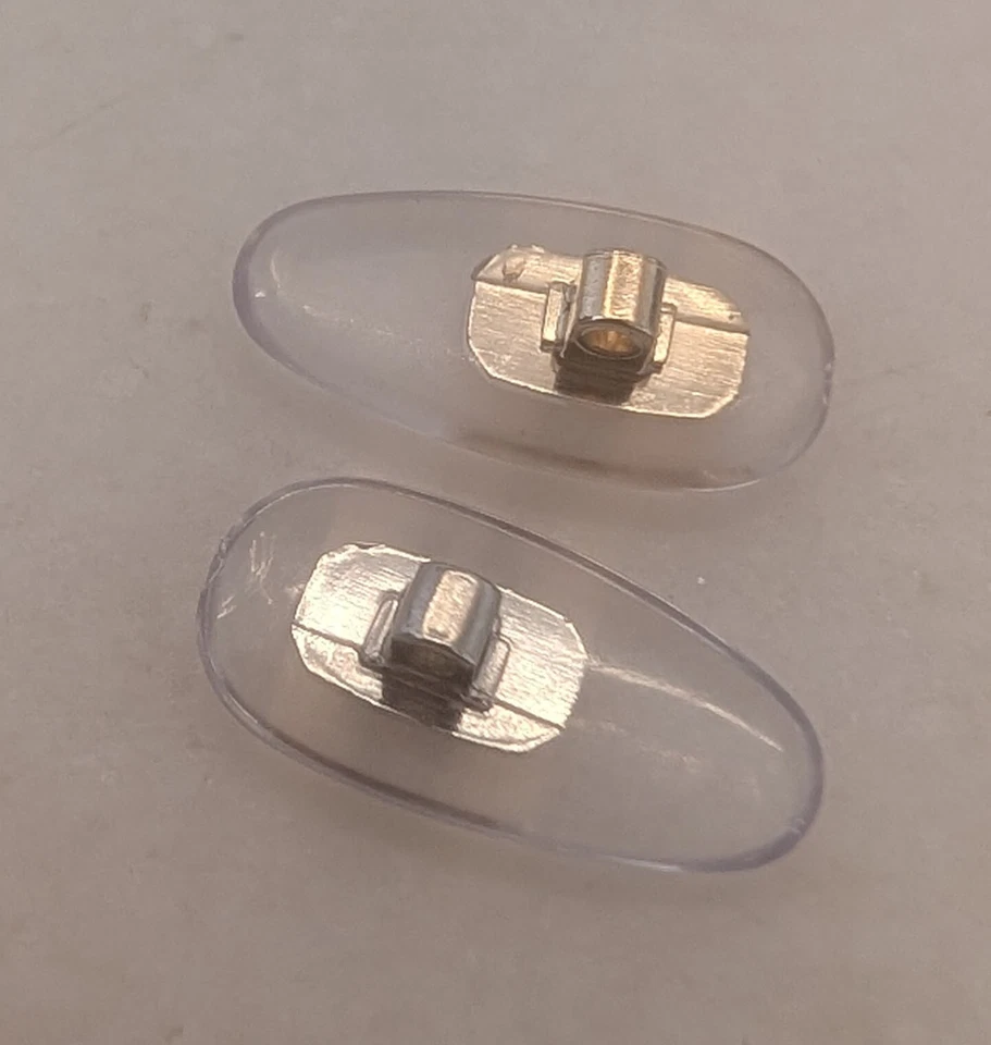 NUEVO Almohadillas nasales de silicona de repuesto Chopard plateadas/doradas atornillables Foto 2 de 4