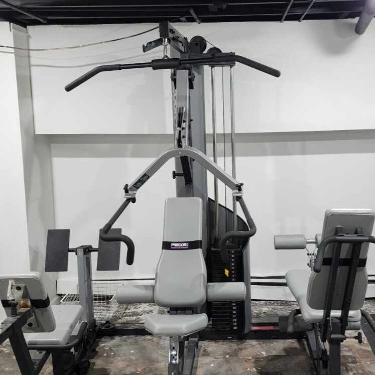 gym equipment precor leg press machine