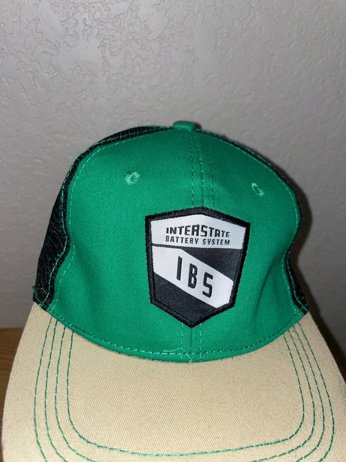 Y2K Interstate Battery Service IBS Green Trucker Mesh… Gem