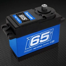 WH-65KG 1/5 1/6 Waterproof 902.7 Oz/In Torque Copper/Steel Gear Servo
