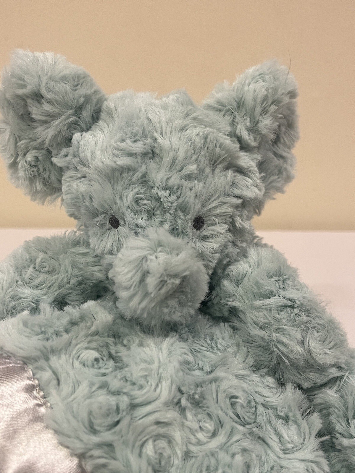 Cloud Island Target Elephant Lovey Security Blanket Light Green  Plush 13