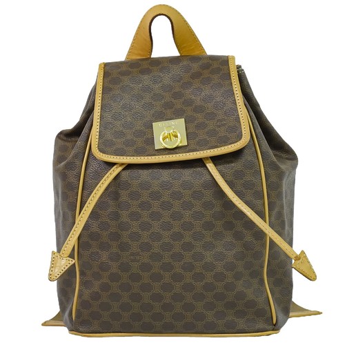 CELINE backpack storage bag leather black 188373BFI.38NO Used | eBay