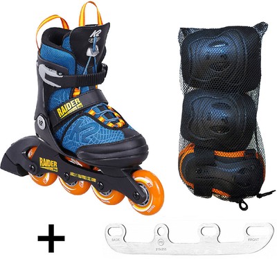 K2 Kinder Inliner Skates RAIDER PRO PACK Kinder Inline Skate inkl. Schonerset