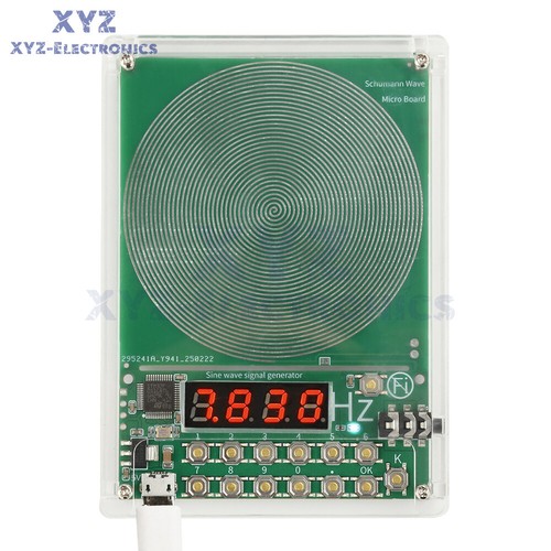 Digital Schumann Wave Generator Adjustable 0.1Hz~100kHz Sine Wave With Shell - Afbeelding 1 van 23