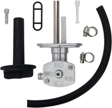 Fuel Valve Petcock + Lever For Yamaha Kodiak 400 YFM400FA YFM450FA 4x4 2000-2006