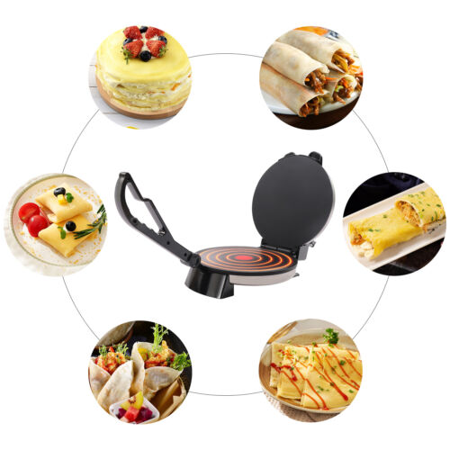 Elektrische Chapati Roti Tortilla Multi Maker Maschine Küchengeräte 220V  - Bild 1 von 23