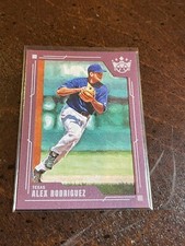 2022 Diamond Kings Baseball Alex Rodriguez Plum Frame #73