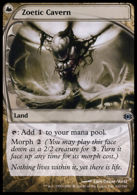 Magic the Gathering MTG Zoetic Cavern (180) Future Sight   LP