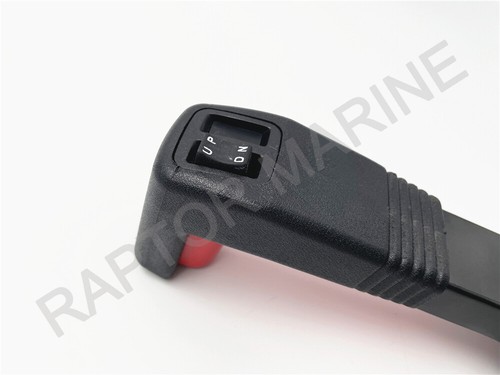 Remote control box for TOHATSU outboard PN 3ACQ843301, w/PTT & electrical start - Picture 8 of 11