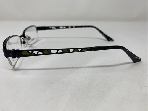 Paulo Pilipe PP2115F COL.4A 49-18-142 Black Half Rim Metal Eyeglasses Frame ZU30 - Picture 5 of 8