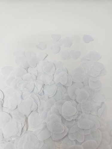 Confeti de corazón de papel | confeti de boda | decoración de fiesta - Imagen 2 de 16