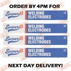 4 X SUPER 6 2.5MM MILD STEEL 6013 WELDING ELECTRODES MMA STICK ARC ROD 5KG PKT