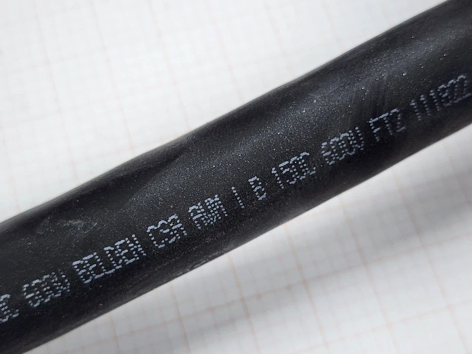 Fio de chumbo Belden 37140 #4/0awg cobre estanhado alta temperatura EPDM 150C 600V/1ft - Imagem 3 de 4