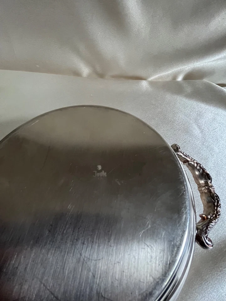 Towle Silverplate Casserole Bowl Holder W/Handles Vintage 8.25”W x 3”T - Image 2 of 3