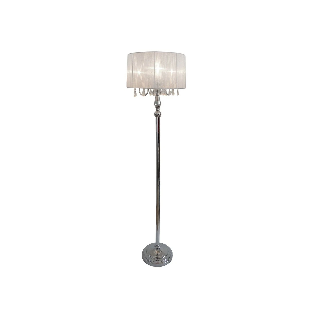 Elegant Designs LF1002 WHT Floor Lamp White eBay