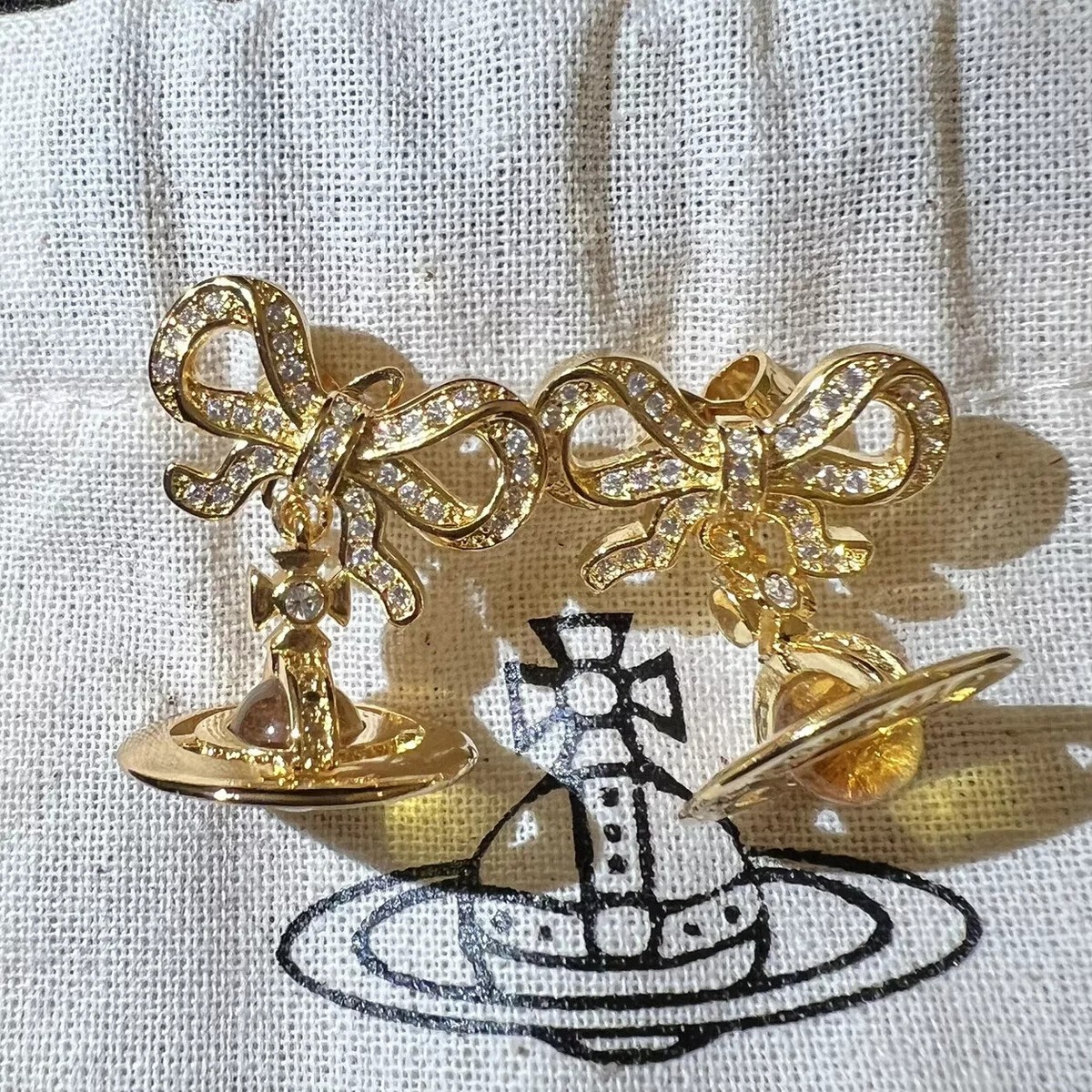アクセサリー vivienne westwood OCTAVIE EARRINGS SV925 Vivienne Westwood OCTAVIEピアス シルバー×パープル vivienne