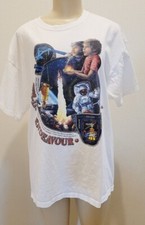 NASA SPACE SHUTTLE ENDEAVOUR EDUCATE INSPIRE T-SHIRT STS-118 S M L XL