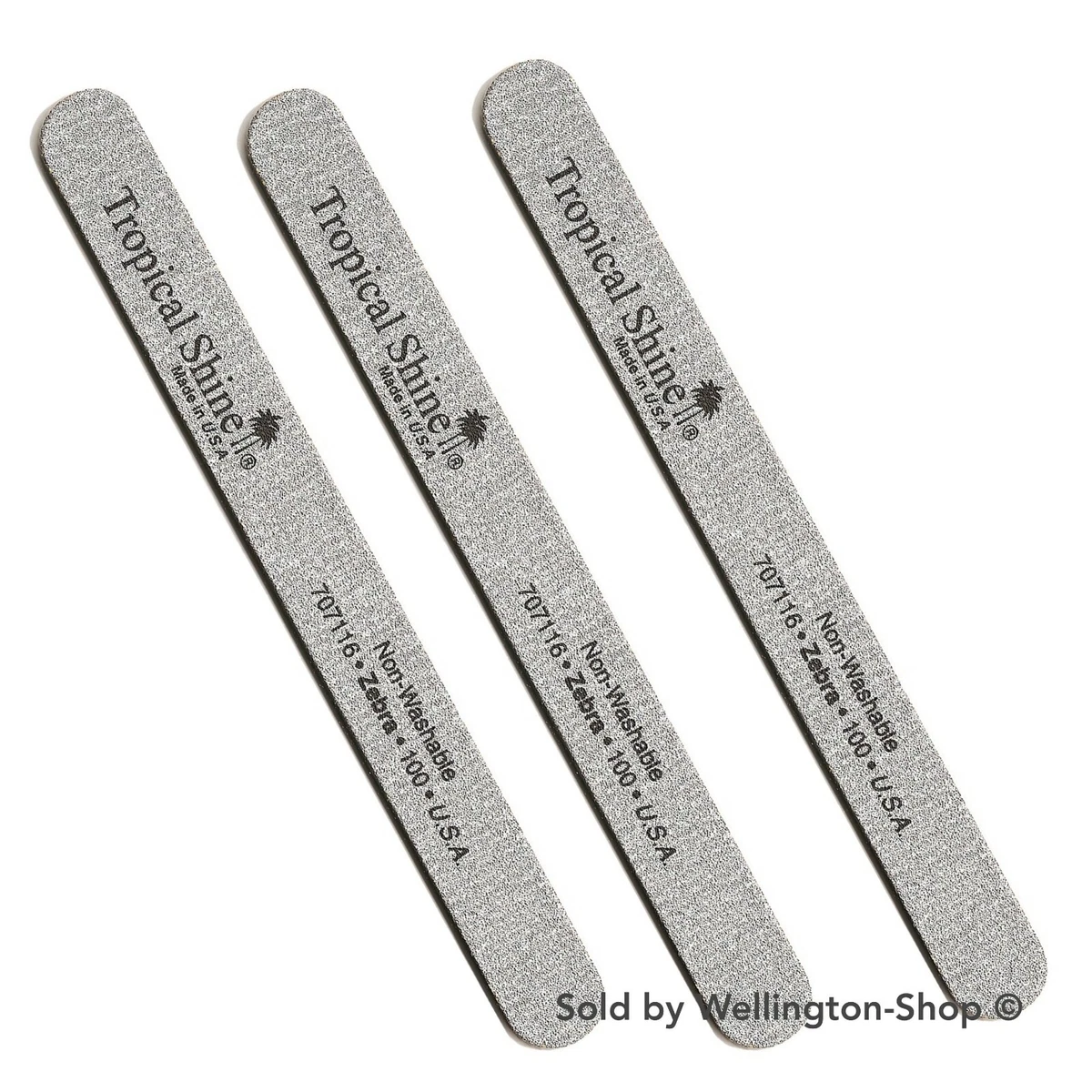 Tropical Shine Nail File Dual Grit File BLUE 120/240 (Coarse/ Fine) 7 In X 3/4 In - Foto 9