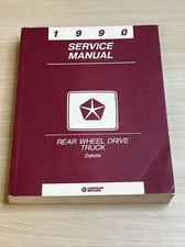 1990 Dodge Dakota Truck Rear Wheel Drive Factory Service Repair Shop Manual