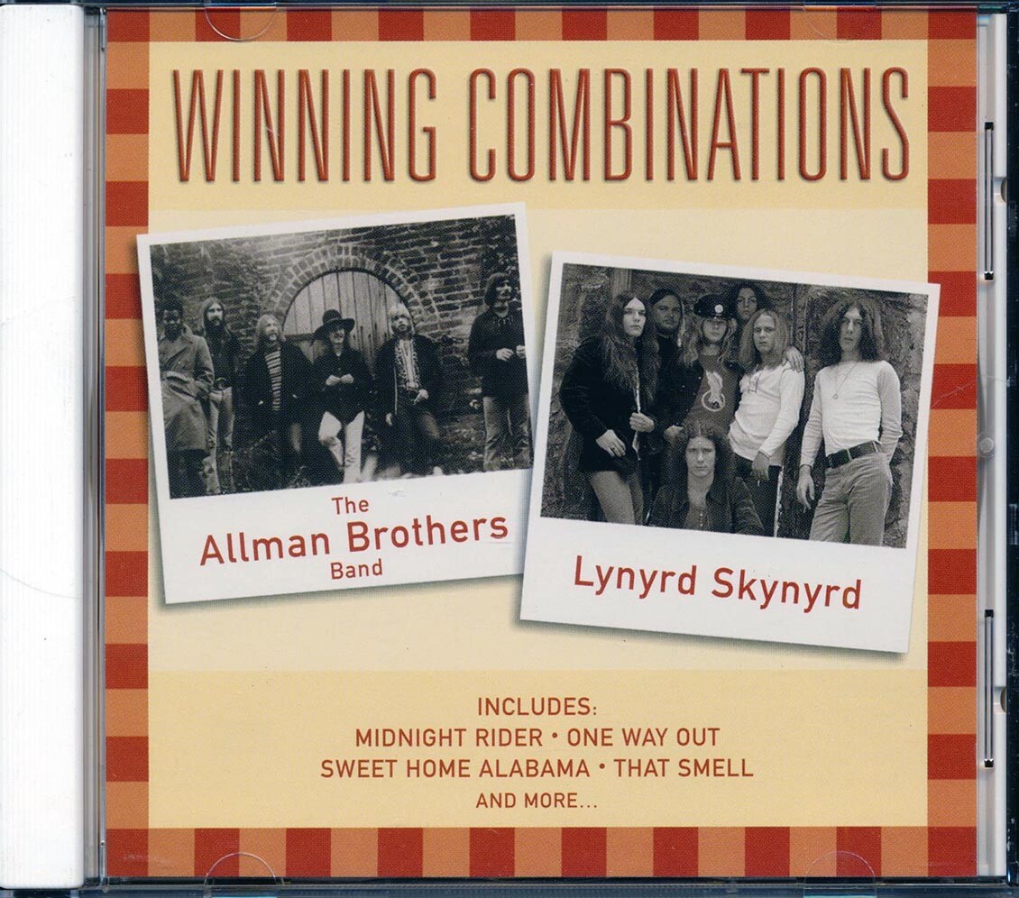CD The Allman Brothers Band, Lynyrd Skynyrd - Выигрышные комбинации