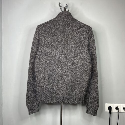 Falconeri Mens Heavy Knit Yak/Merino Wool 1/3-Button-Up Sweater Size L - Picture 2 of 12