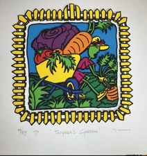 “Tatyana’s Garden” By Robert Turano   3-D Lithograph (James Rizzi apprentice)