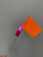 5pcs tip up lights for a bent flag ice fishing night ice fishing