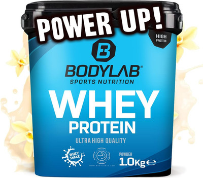 Bodylab24 Whey Protein Pulver, Vanille, 1Kg