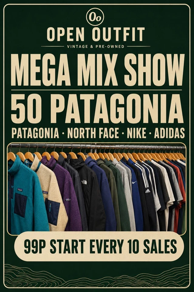 MENS MEGA MIX - PATAGONIA AND OTHERS - OPEN OUTFIT