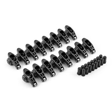 Ford 351c Cleveland 460 1.73 716 Ultra Black Chromoly Roller Rocker Arms Set