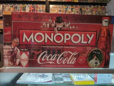 コカ・コーラ公式　モノポリー（Coca-Cola Monopoly） Monopoly Coca Cola 125th Anniversary Collector's Edition Board
