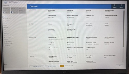 Dell Latitude 5530 15.6 Core i5-1240P @1.70GHz 256GB SSD 16GB RAM Windows 11 Pro - Picture 3 of 4