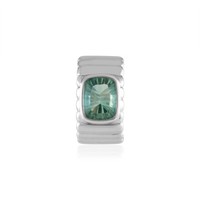 Cavill Ring Sterlingsilber Damen GrüNer Fluorit 2,27Ct Platinierung