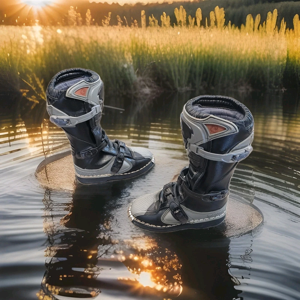 Thor 100% Leather Motorcycle & Powersports Boots for sale | eBay