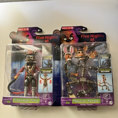 Five Nights at Freddy's Ringmaster Foxy FNAF Exclusive and Magician Mangle