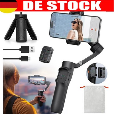 Smart 3-Achsen Smartphone Gimbal Stabilisator für iPhone Android Hand Kamera