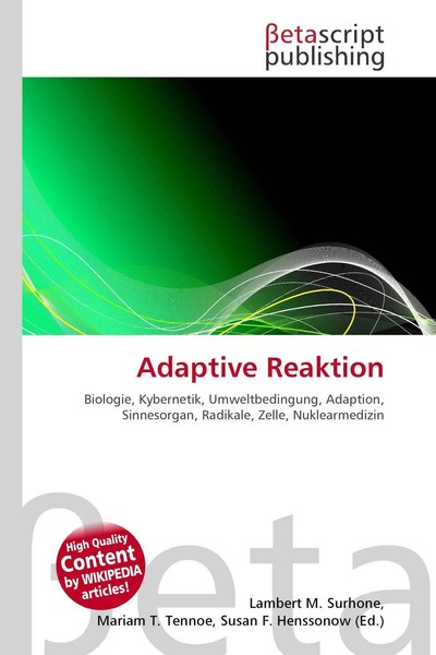 Adaptive Reaktion Lambert M. Surhone (U. A.) Taschenbuch Deutsch 2026-image
