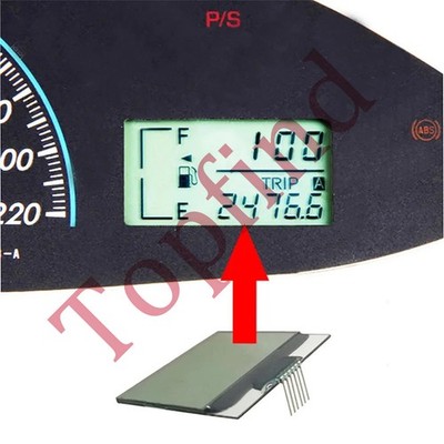LCD Screen Dashboard Display Instrument Fits For Toyota Vios 2008 2009 2010-2012