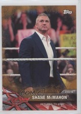 2017 Topps WWE Road to Wrestlemania Bronze Shane McMahon #31 0c4