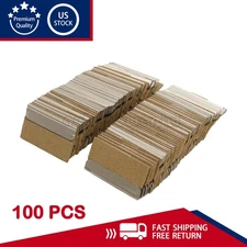 100 PCS Razor Blades Single Edge Extra Sharp Heat Treated Safety Knife Scrapers