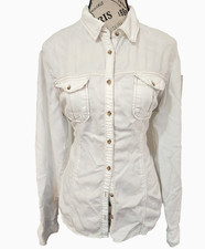 MAURICES white button down shirt- size L