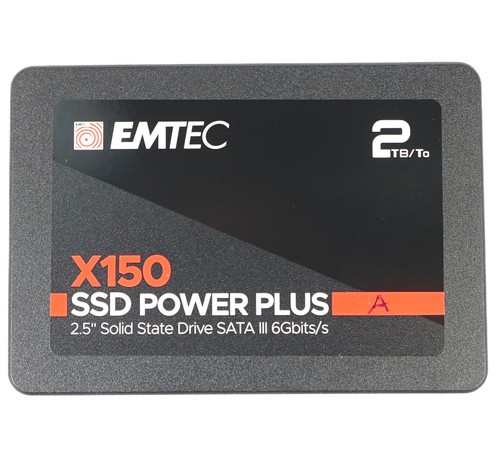 2TB Emtec ECSSD2TX150 interne SSD 2,5" interne SSD SATA X150 Power Plus 3D NAND