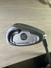 RARE Cadillac Sand Wedge Iron titanium face insert Golf Club Cadillac Shaft 35in
